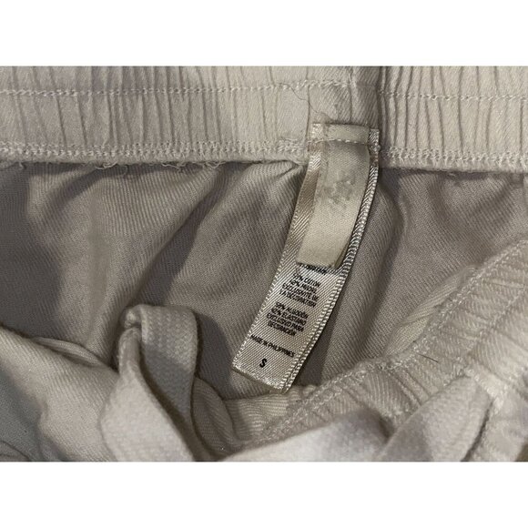 Skims Ivory High Waist Relaxed Fit Straight  leg Pants Women's Size Small - Picture 6 of 10